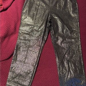 Alfani Women’s Size 16W Fancy Black and Gold Formal Pants